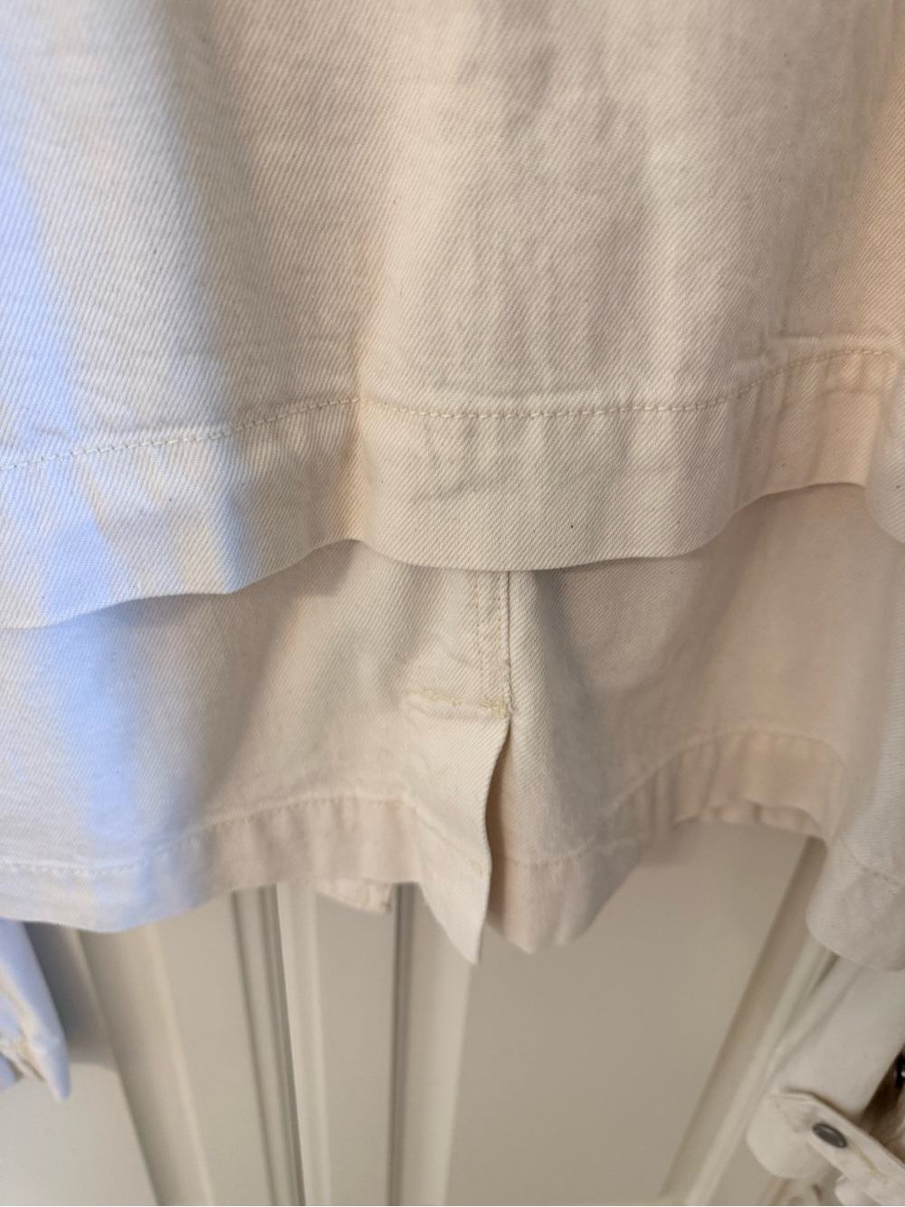 Universal Thread Cream Cropped Jean Jacket - Picture 5 of 6